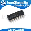 10pcs/lot New CD4013BE CD4013 Dual D-type flip-flop IC DIP-14 ► Photo 1/3