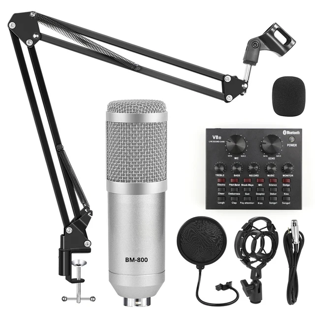 bm 800 Microphone Studio Recording Kits 