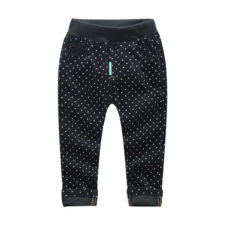 Весна стиль детская одежда корейский стиль Slim Fit Мужчины и женщины-дети вельветовые брюки Гусеничный