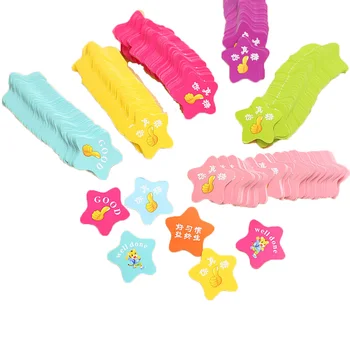 

100PCS Five Star Rewards Points Card Child Student Gifts card Kindergarten Inspirational card Class Commendation Card Bookmark