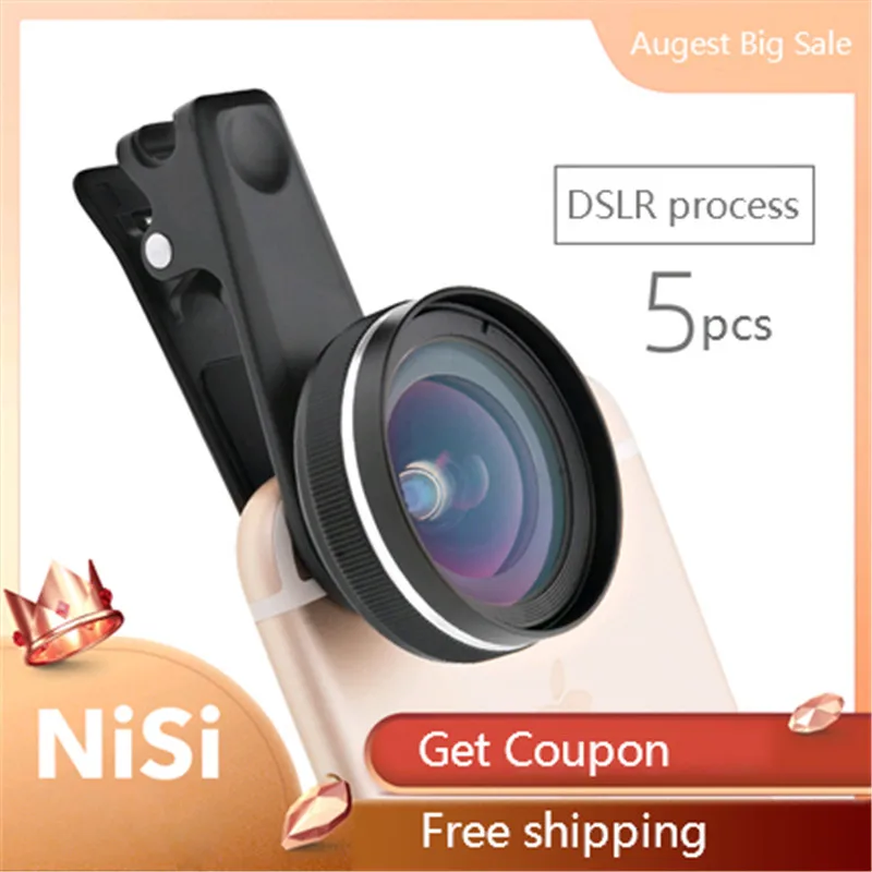 

NISI 18MM HD Wide Angle Phone Lens 60mm Portrait Lens for Smart Phone Camera Kit 2X More View for iPhone X XR XS Max 8 7 Andriod