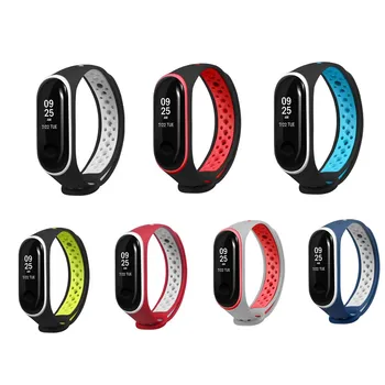 

Bakeey Replacement Straps for Xiaomi Mi Band 3 Double Color Silicone Watch Strap Replacement Smartwatch Smart Accessories