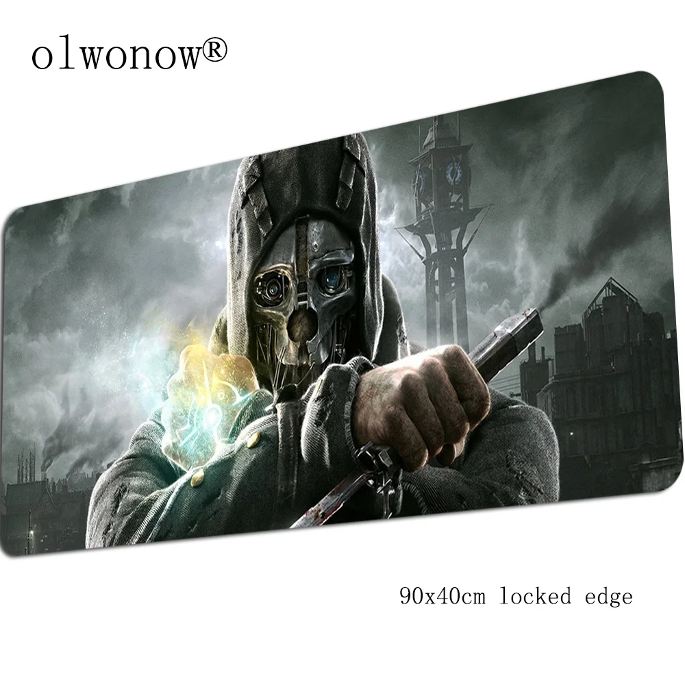 Коврик для мыши Dishonored, компьютерный геймер, коврик для мыши на день рождения, 900x400x3 мм, коврик для мыши, подарок, коврик для мыши, эргономичный гаджет, офисные настольные коврики - Цвет: Size 900x400x3mm