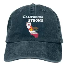 California Strong California Wildfire, унисекс, Дальнобойщик, шляпы, папа, бейсболки, водительская Кепка