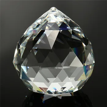 

100mm Photography Faceted Crystal Ball Feng Shui Crystal Ball Glass Ball Water Prism Pendant Hanging window decorations