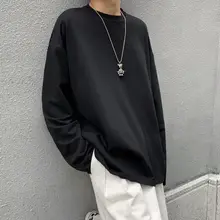

Long-sleeved T-shirt Men And Women Ins Hong Kong Style Trend Hip-hop Loose Plus Size Pocket Top Cec Couples Y2k Clothes