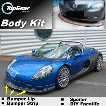 

Bumper Lip Deflector Lips For Renault Sport Spider Front Spoiler Skirt For TopGear Fans to Car Tuning / Body Kit / Strip