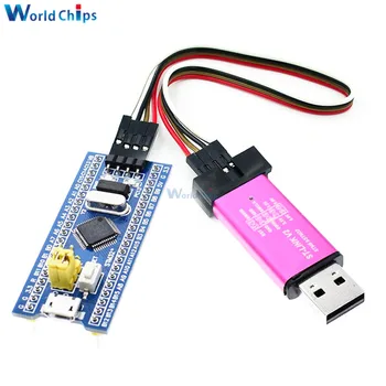 

STM32F103C8T6 ARM STM32 Minimum System Development Board Module For Arduino DIY Kit + ST-Link V2 Mini STM8 Simulator Download
