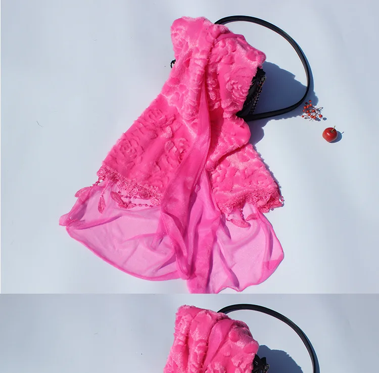 Женский зимний утепленный плюшевый шарф из искусственного кроличьего меха, розовый шарф, однотонный карамельный цвет, воротник, шаль для шеи, теплые болеро, шейный платок, Длинная накидка
