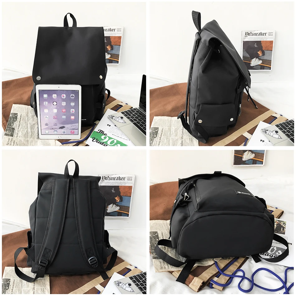 Simple Urban Man Backpack Trend Designer Backpacks for Men Waterproof Men's Laptop Bag Fashion Youth Large Capacity Travel Bags