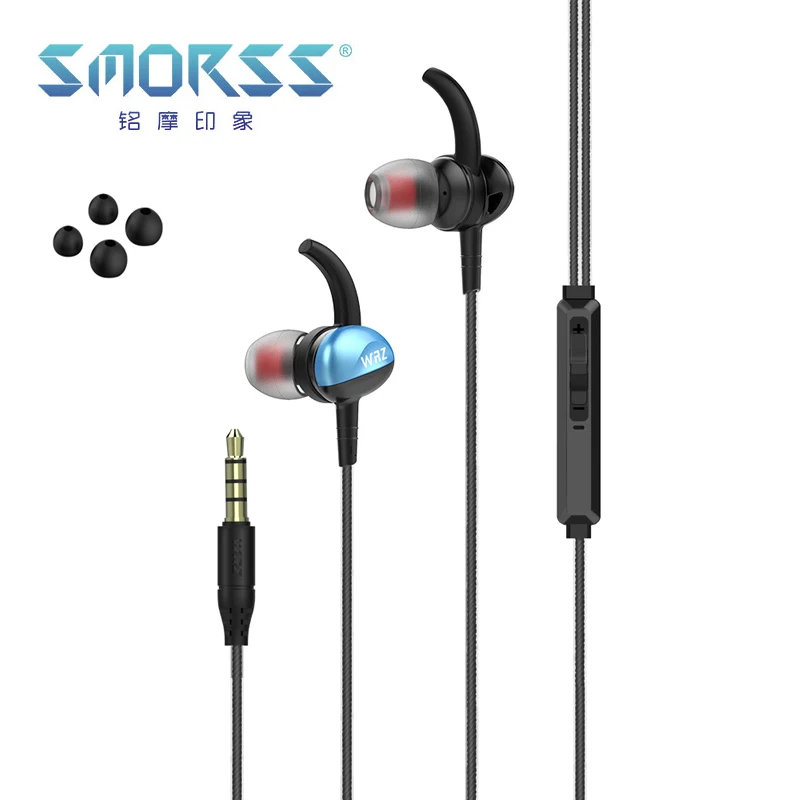 

SMORSS I7 Bass Sound Earphone for Iphone Android Xiaomi Samsung Headset Heavy Subwoofer Wired Headset with Mic Sports Earplugs
