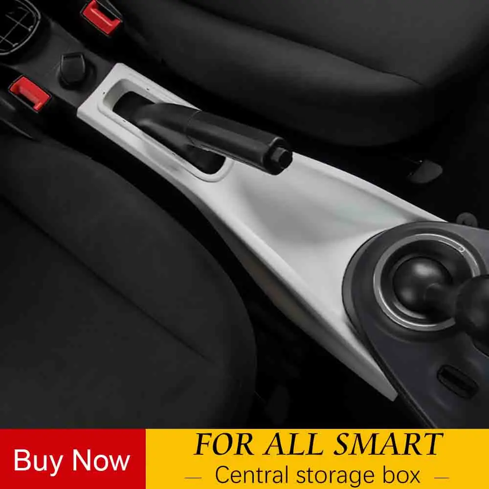 Car styling Armrest Center Storage Box Container Glove Organizer Case For Mercedes new Smart 453 Fortwo Forfour Case accessories