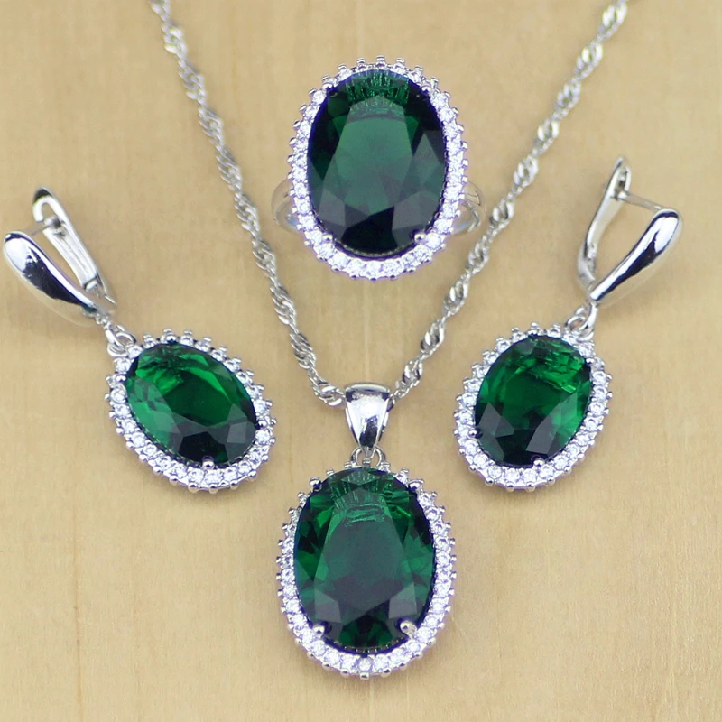 Комплект из колье серёг и кольца серебра 925 пробы|jewelry sets for women|silver jewelry setsterling silver