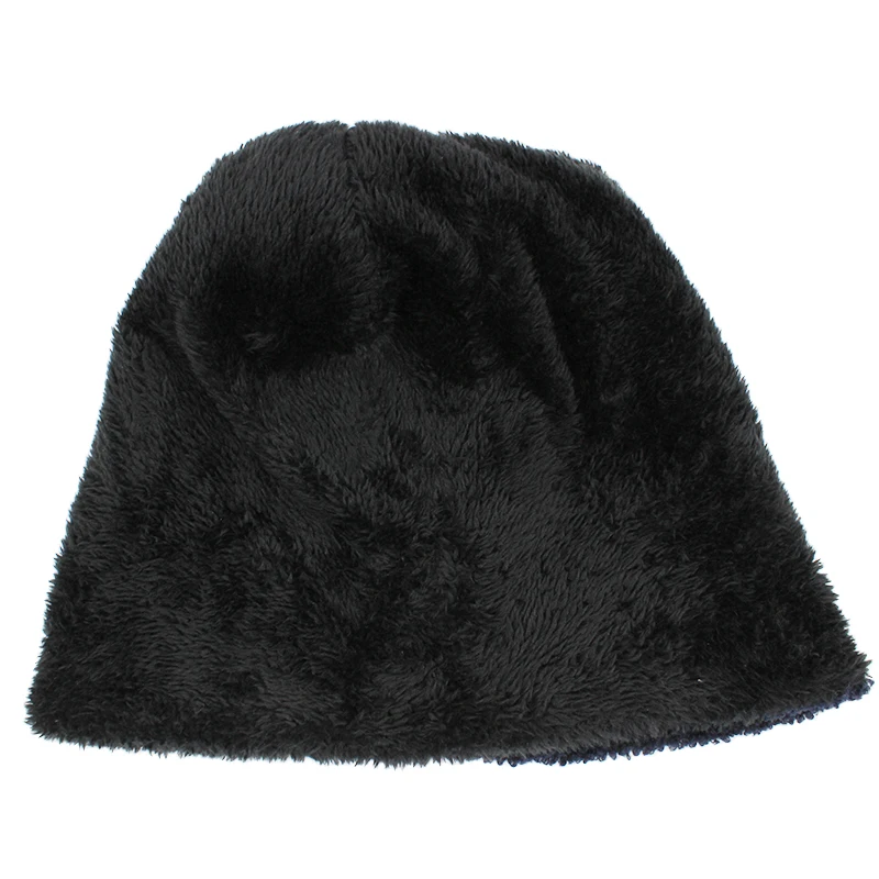 ALTOBEFUN Skullies Beanie Мужская зимняя шапка из искусственного меха теплая мешковатая Шапка Для Взрослых Шапочки плотная шапка для женщин Шапки BHT146