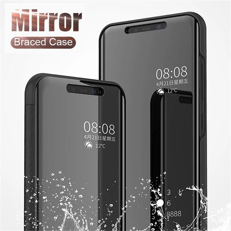 Флип-чехол для Xiaomi Mi8 Mi9 Mi9se Mi A2 A3 Lite умный зеркальный чехол телефона Redmi 6 6a 7 7a 8 8a Note