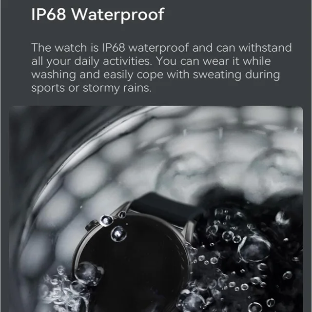 HAYLOU RT2 smart watches Custom watch face Blood oxygen monitor 12 Sport Models Heart Rate Monito Sleep monitor IP68 Waterproof 4