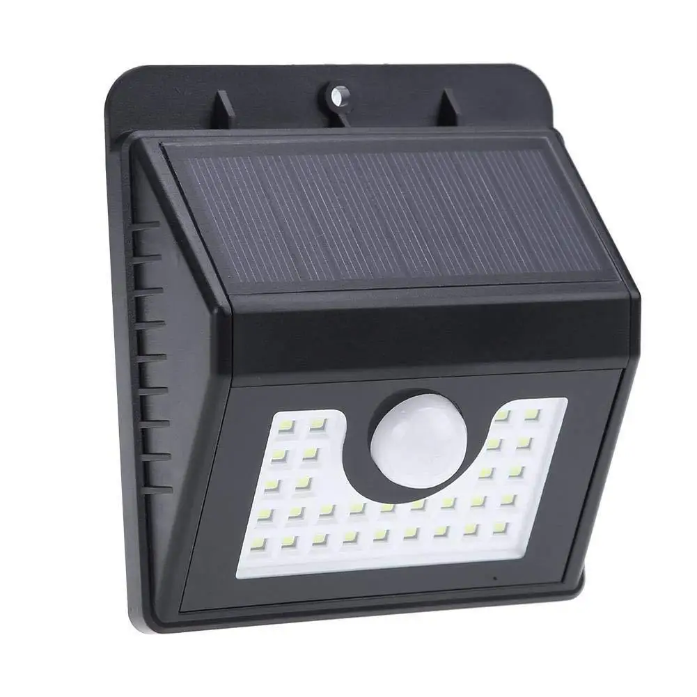 Трансграничной электричество поставщика Лидер продаж свет 30LED Солнечный Сенсор светильник-бра настенный свет человеческого реагирующая на движение Бра+ бордовый