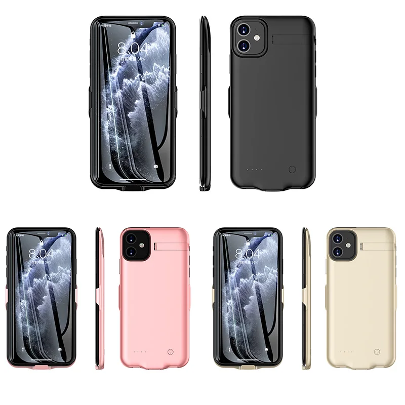 Чехол с зарядным устройством для iPhone 11 Pro Max чехол аккумулятором 6000 мАч X XS XR |