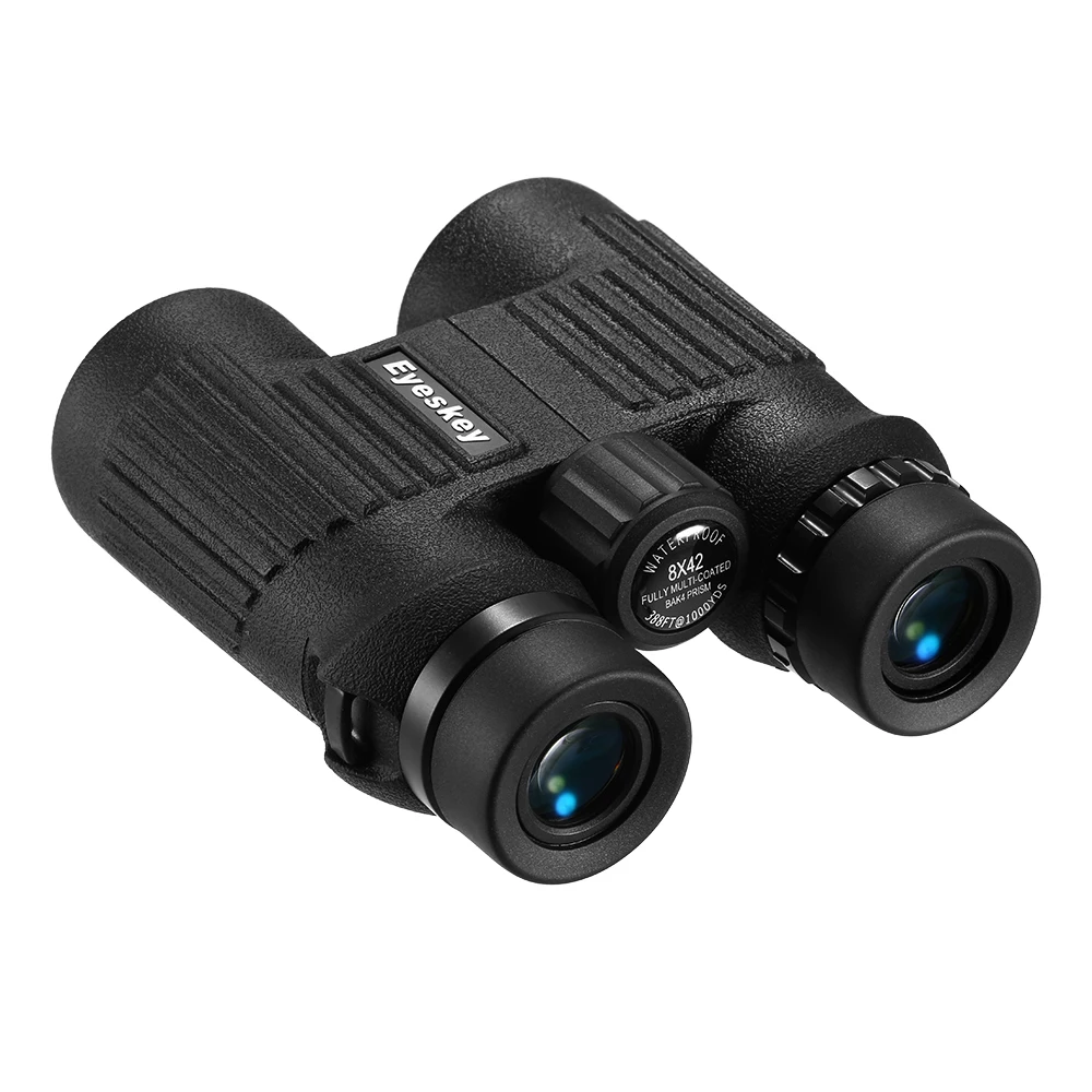 Eyeskey 8x42 BaK4 призматический бинокль, водонепроницаемые противотуманные бинокли, телескоп для путешествий, для охоты, кемпинга, туризма