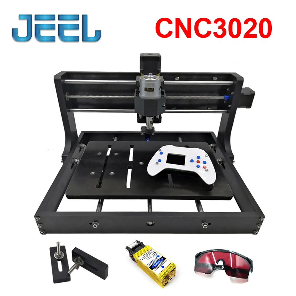 

DIY CNC 3020 Engraving Machine,Wood Router,Cutter, Laser Engraver Can Use With GRBL Control And Offline