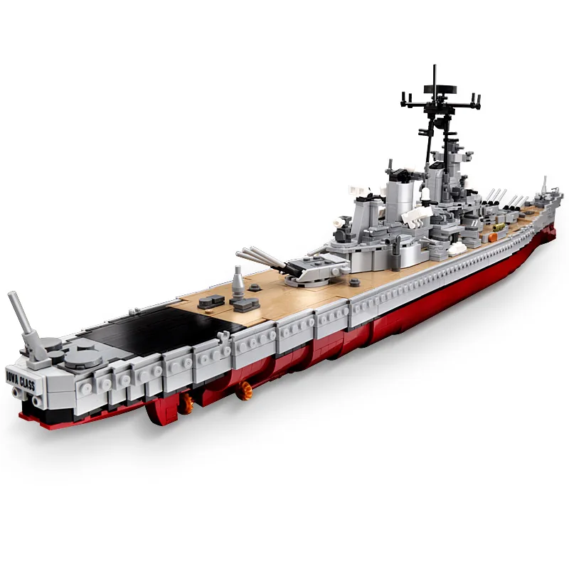2631pcs DHL XB06030 Военная серия Миссури линкор совместим с звездным разрушителем Набор строительных блоков детские игрушки - Цвет: 2631pcs
