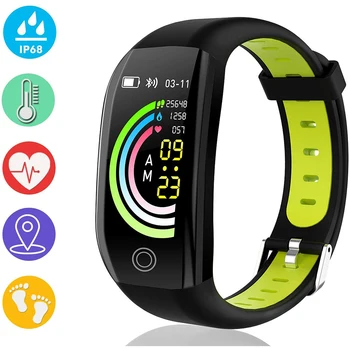 

F21 Heart Rate Sensor Fitness Tracking Gift Calorie Step Counter Waterproof Bluetooth Blood Pressure Monitor Smart Watch Sport