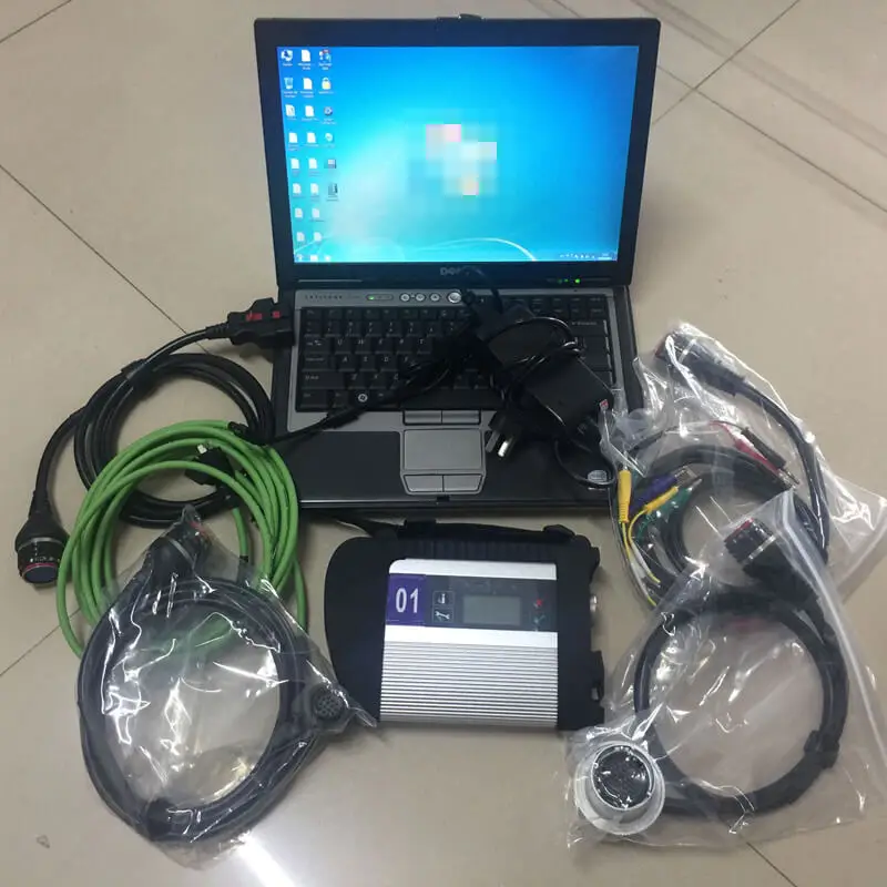 

Hot Selling new Mb Star C4 SD Connect Compact 4 Diagnostic Tool with Accessories cables + D630 laptop software HDD ready to use