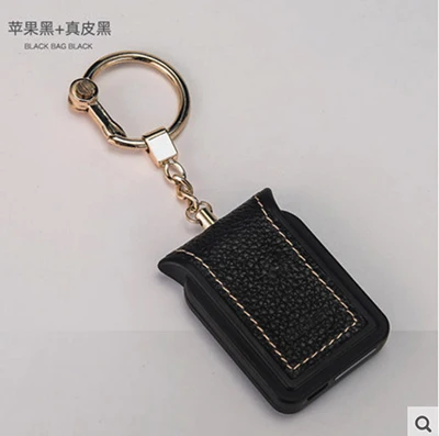 Black leather I телефонный адаптер на две sim-карты нет Jailbreak iOS 13 текстовые функции вызова для iPhone5/6/7/8/X/XS max/i Pod Touch 6th/i Pad - Цвет: Black leather
