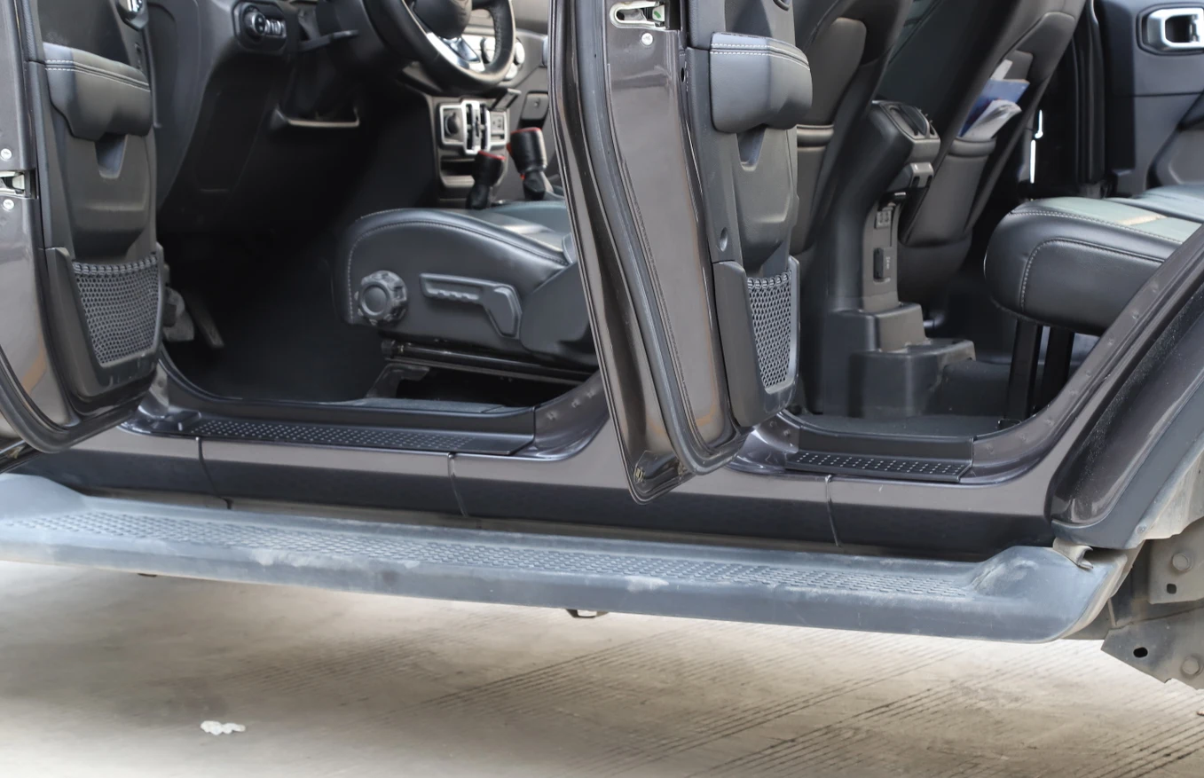 Для Jeep Wrangler JL гладиаторы JT 2/4 двери порог машины защитная Добро пожаловать педали анти-скольжение подоконник аксессуары