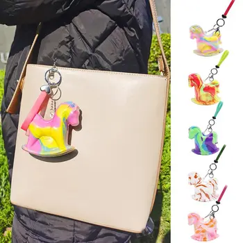 

Slime Trojan Shape Keychain Cotton Mud Ramen Muds DIY Clay Color Plasticine Toy