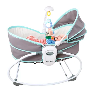 

Baby electric rocking chair coax baby artifact newborn baby coax sleeping cradle bed with baby sleeping comforting chair recline
