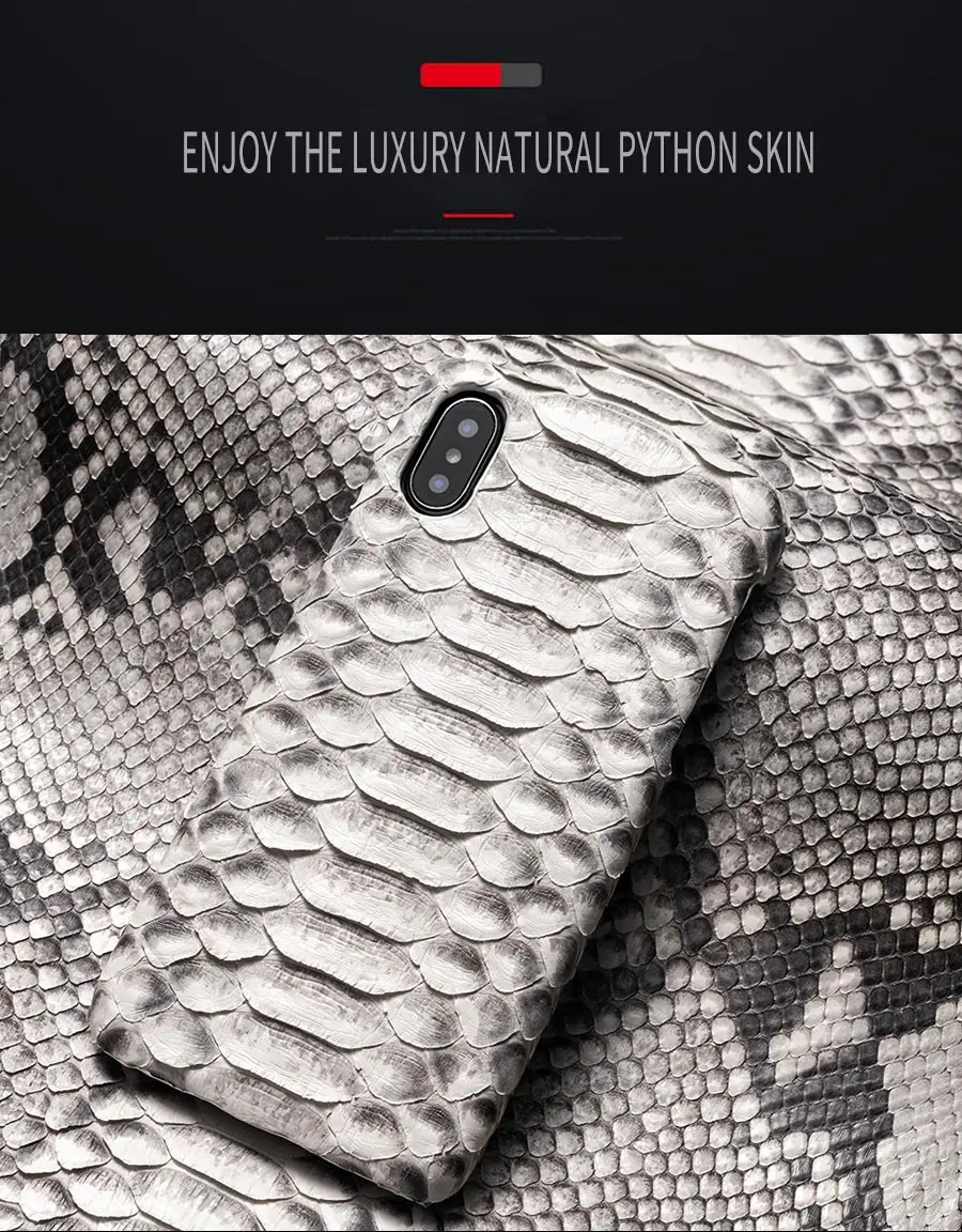 Чехол для телефона из натуральной кожи питона для iPhone 11 Pro X XS max XR 6s 6 7 8 8 plus роскошный защитный чехол из змеиной кожи marvel s