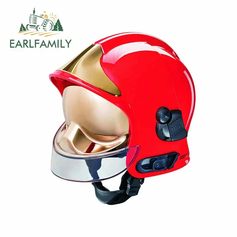 

EARLFAMILY 13cm For Fire Helmet Fine Decal Surfboard Car Stickers Car Door Protector Vinyl Material For JDM SUV RV