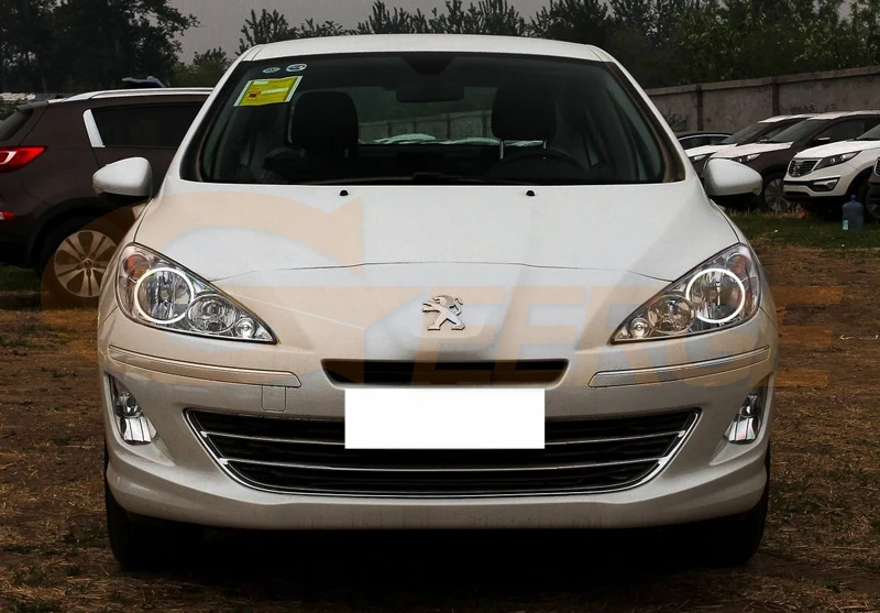 Для Peugeot 408 Pre LCI 2010 2011 2012 2013 2014 галогенные фары отличные ультра яркие CCFL ангельские