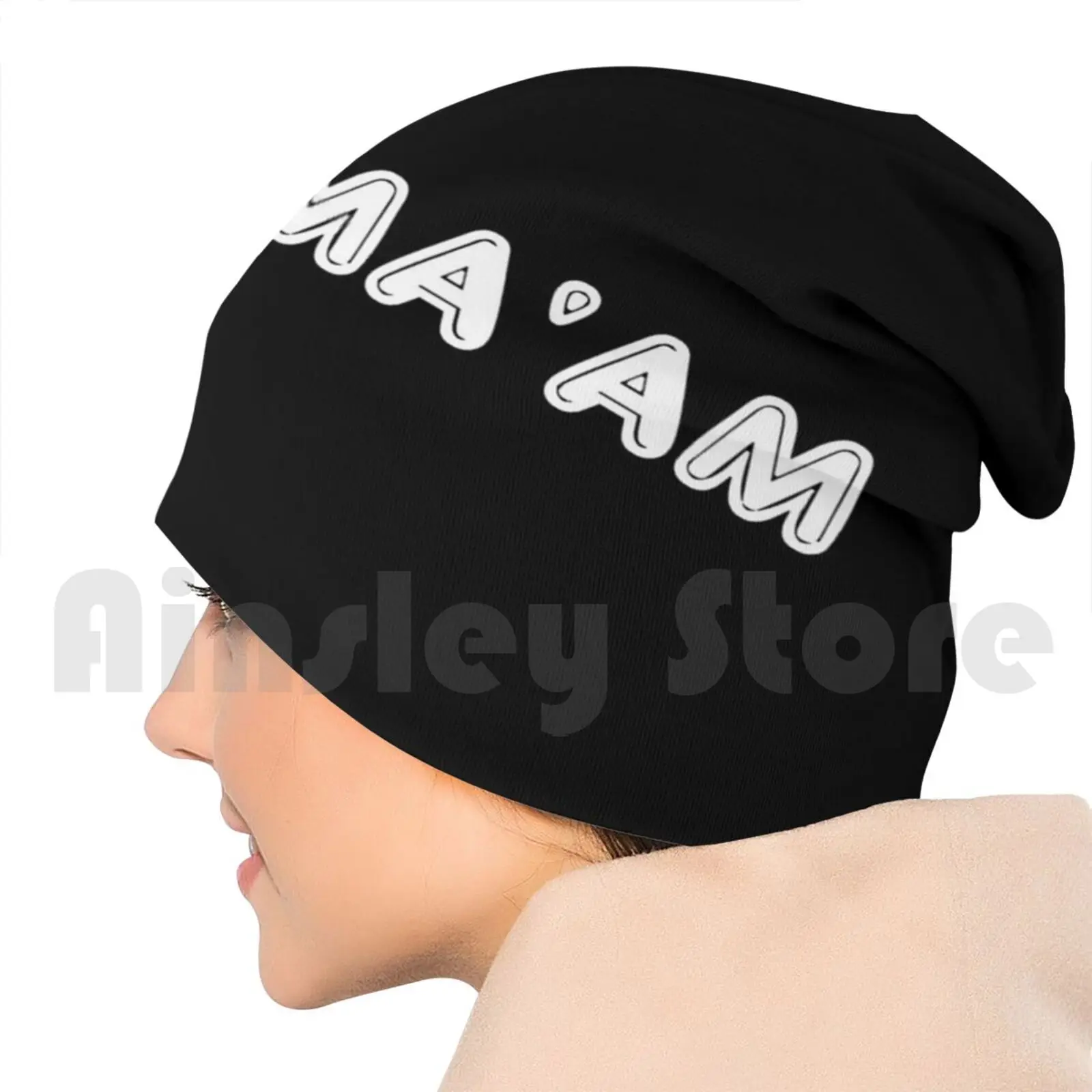Bu Beanie Hedging Cap DIY Bantal Print 
