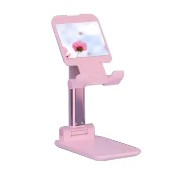 

202020 New Mobile Phone Tablet Desktop Stand Creative Folding Retractable Metal Bracket Ergonomic Design Adjustable Phone Stand