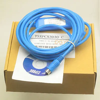 

DHL/EMS 5 Sets*TSXPCX3030-C Programming Cable USB RS485 for for Sch-neider TWIDO/NEZA PLC win7 vista -h2