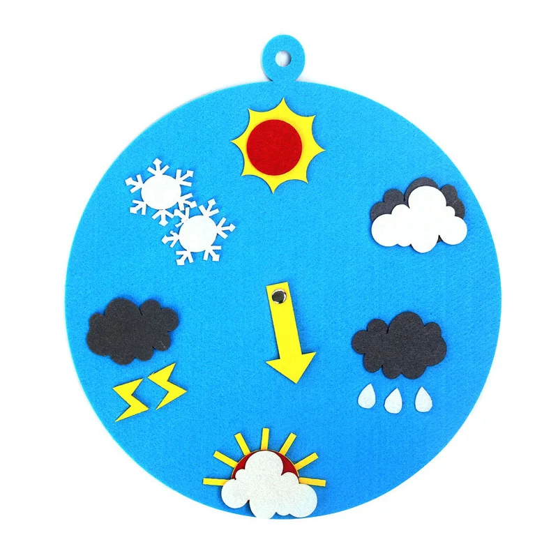 

Baby Early Educational Clock Time Weather Learning Clock Cognitive Toys for Kids High Quality