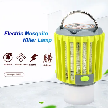 

3in1 IP66 Waterproof USB Charging Mosquito Killer Trap LED Night Light Lamp Bug Insect Light Killing Pest Repeller Camping Light