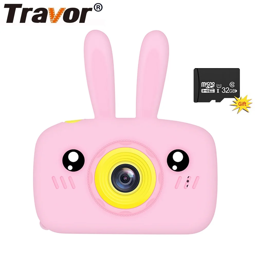 TRAVOR детская камера HD Цифровая мини мультяшная 1200 Вт игрушки из фильма пиксели детский подарок на день