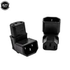 New 3Pin IEC Connector Down UP 90 Angled IEC 320 C14 Male to C13 Female Power Adapter Connector AC Plug for LCD Wall Mount TV ► Photo 2/6
