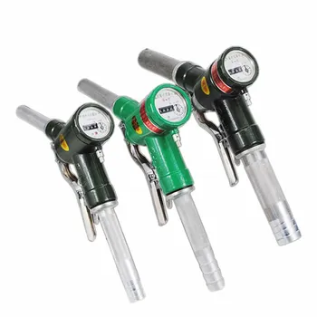 

Electronic Digital Automatic Fuel Nozzle Self-sealing Metering Gun Spiral Type Refueling Nozzle Fuel Gun With Flowmeter