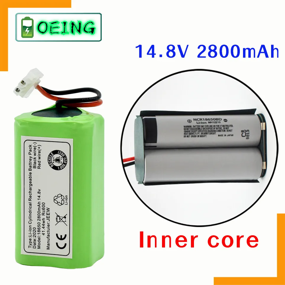 2021 NEW 14.8V 2600mah 6800Mah Lithium Battery For ILIFE A4 A4s V7 A6 V7s Plus Robot Vacuum