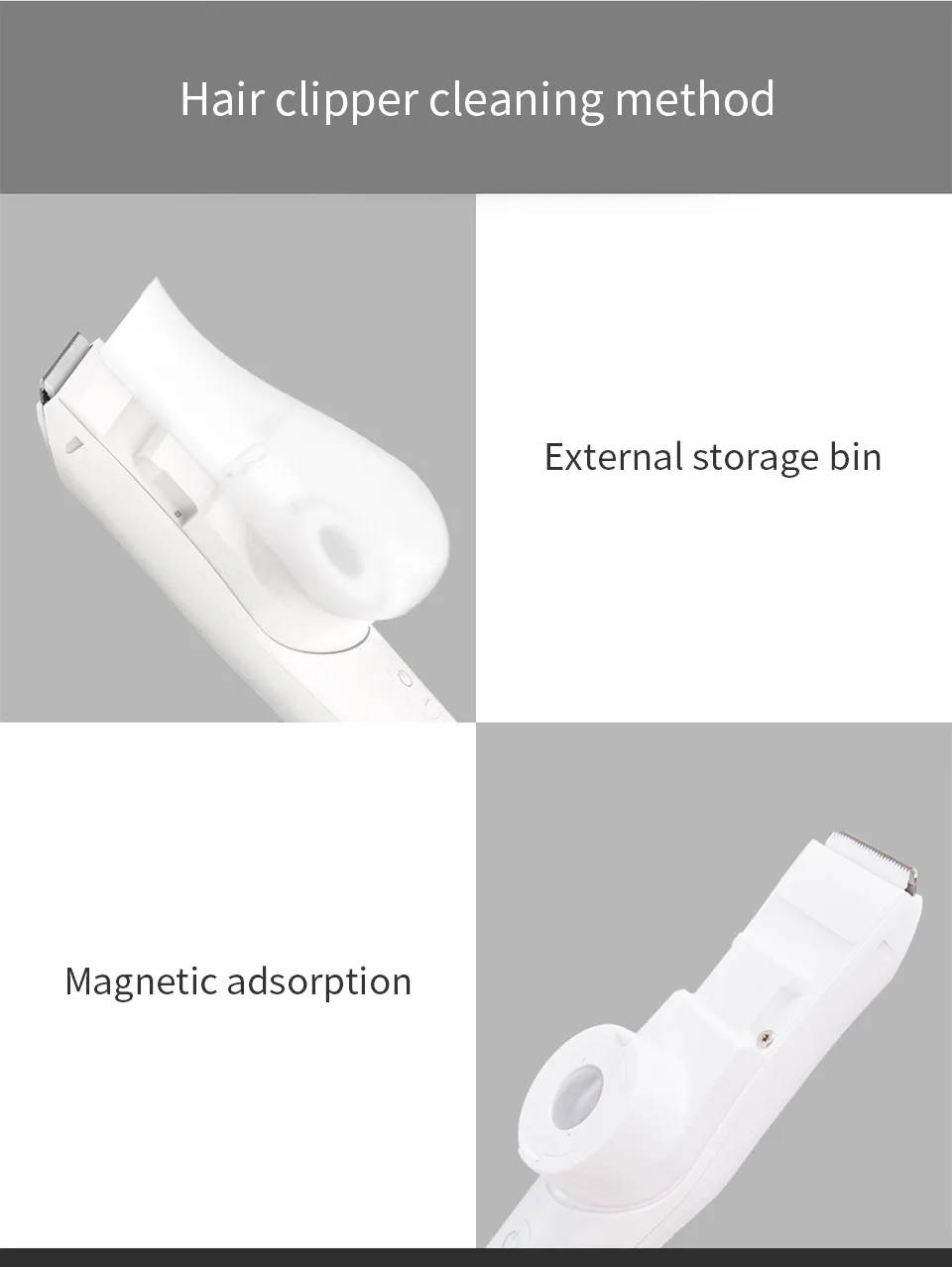 Xiaomi RUSHAN младенческой умный волос всасывания парикмахер авто-всасывания мощность поколения Push-shear зарядки супер-тихий