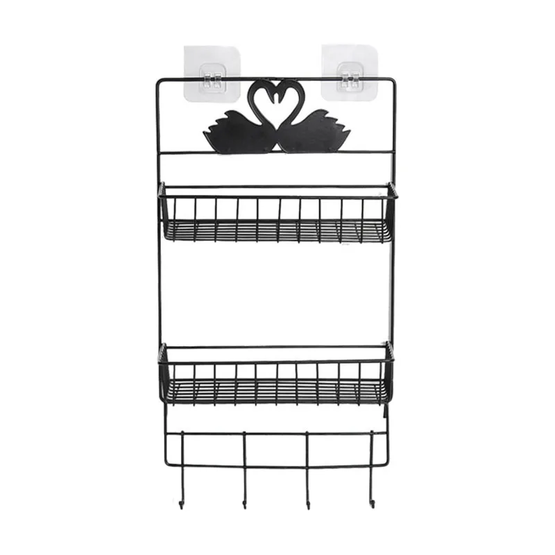 

Hanging Storage Organiser Pockets Rack Behind the Door Cupboard Kitchen Bathroom Refrigerator Storage