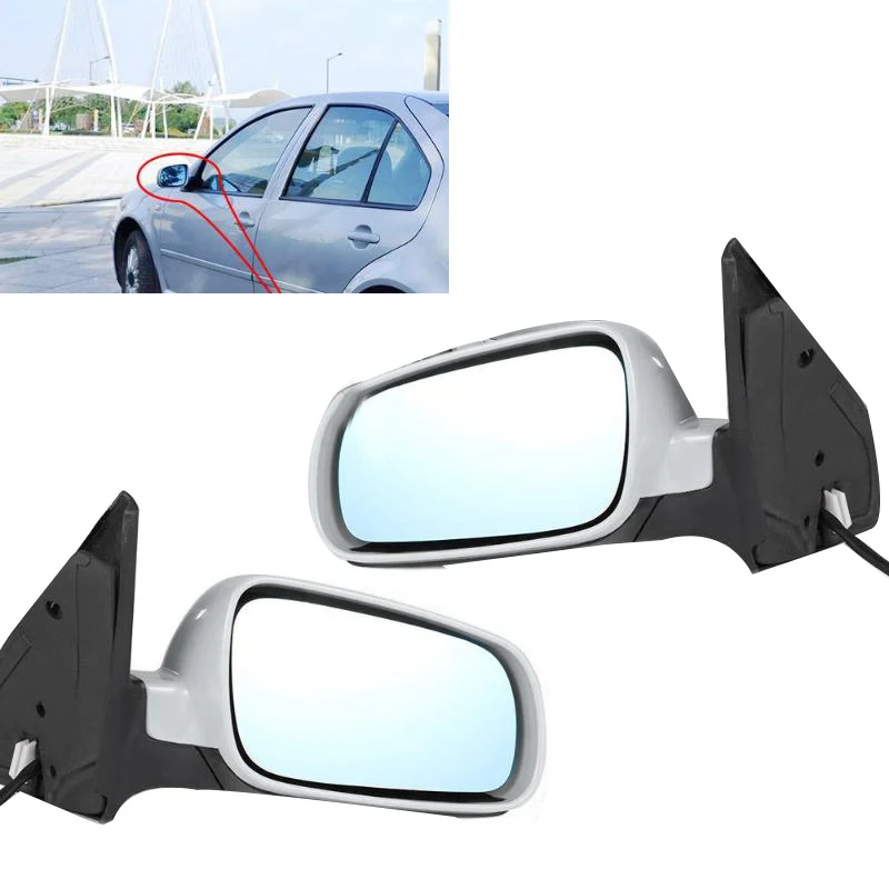 

Car Exterior Electric Mirrors Wing Door Side Rearview Mirrors for Golf Mk4 Bora 1997-2005 1J1857508D 1J1857507D