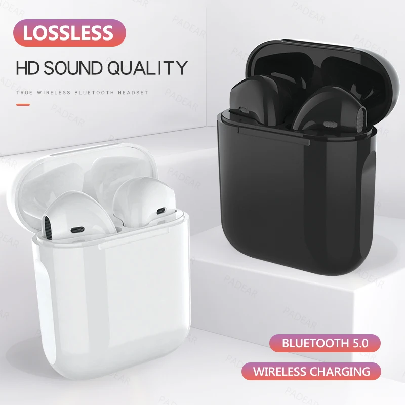 Беспроводные наушники i12 tws Bluetooth 5 0 оригинальные сенсорные выдвижные
