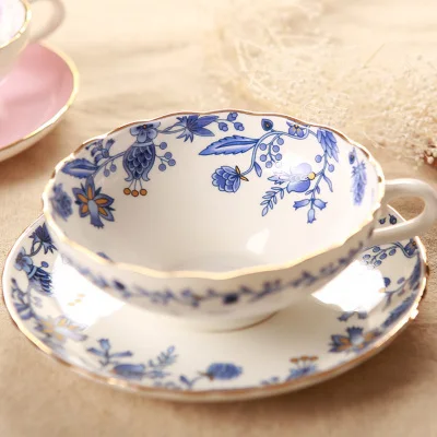 

European Style Bone China Coffee Cup High Grade Afternoon Tea Cups Creative Ceramic Tea Set Coffee Cup