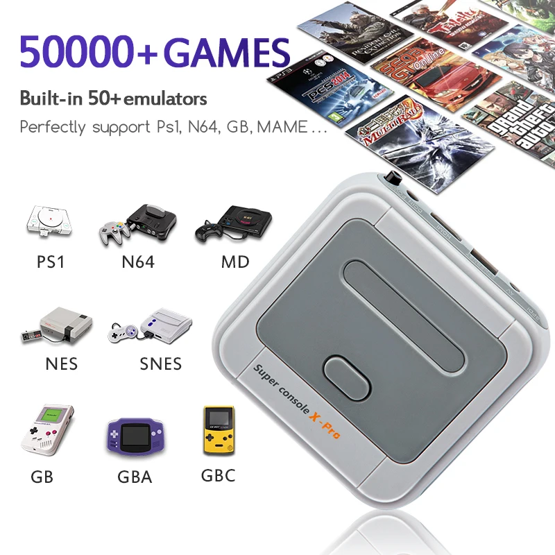 Retro WiFi Super Console X Pro With 50000 Games With