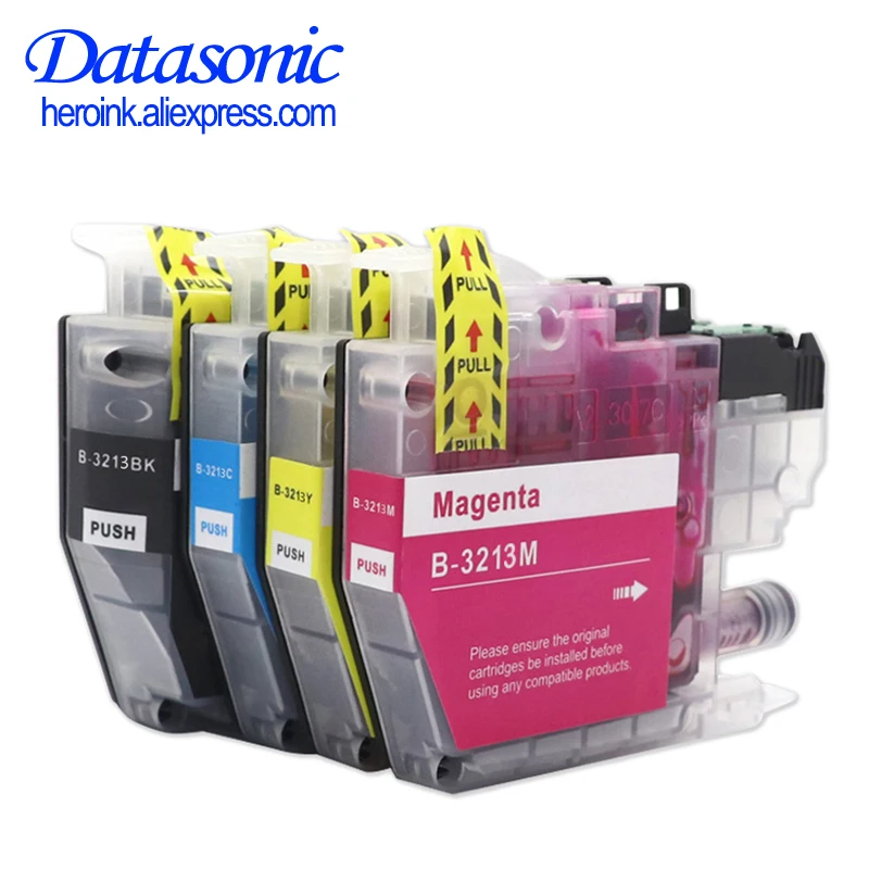 Новый совместимый чернильный картридж Datasonic LC3211 LC3213 для Brother DCP-J772DW DCP-J774DW MFC-J890DW